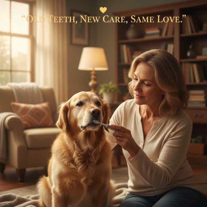 How to Care for an Older Dog’s Teeth