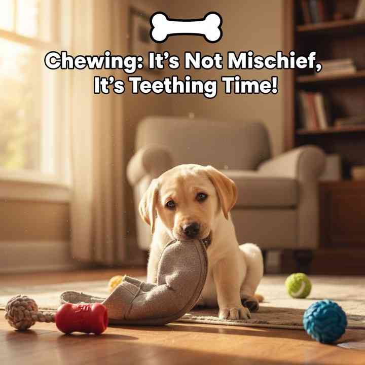 Why Puppy Try To Eat, Cut Tnd Tear All Objects At Home