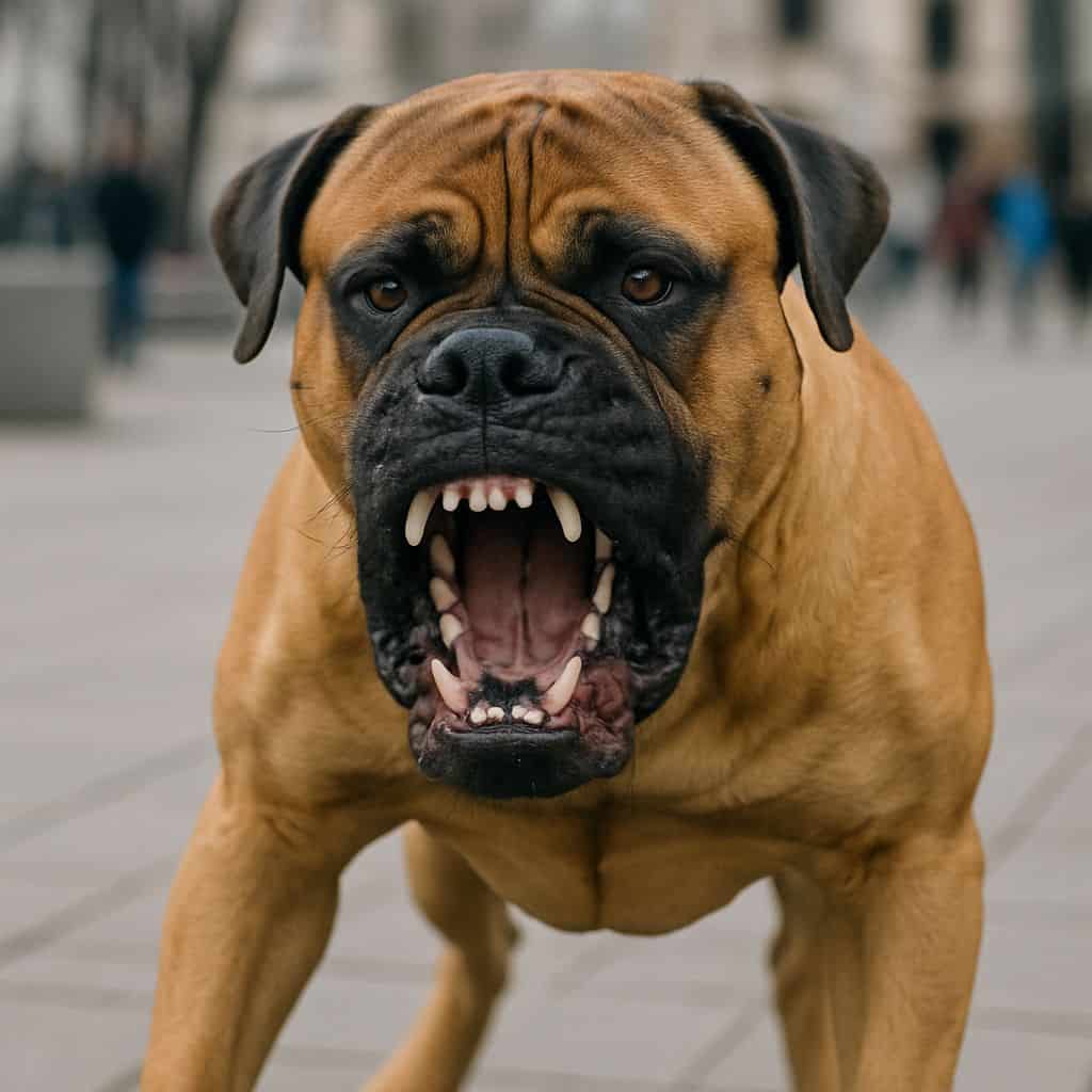 DANGEROUS DOG mastiff