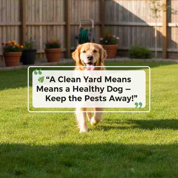 Yard maintenance plays a vital role in reducing Ticks and Fleas Infestation on Dogs.