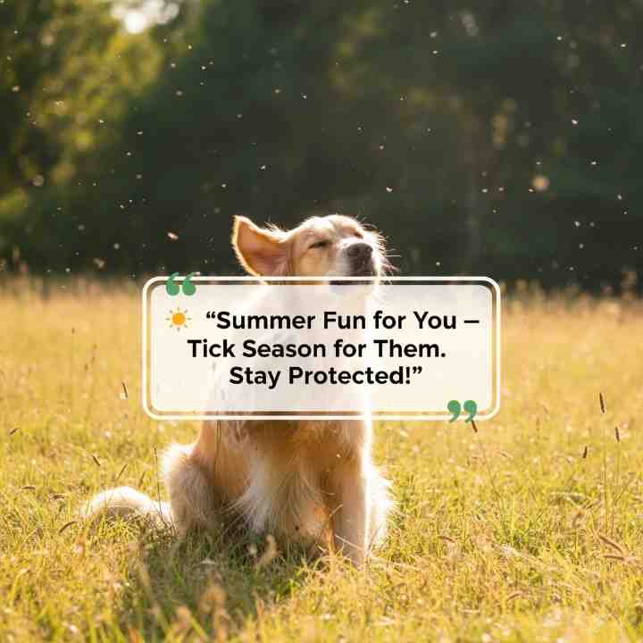Ticks and Fleas Infestation on Dogs often peaks during warm and humid months.