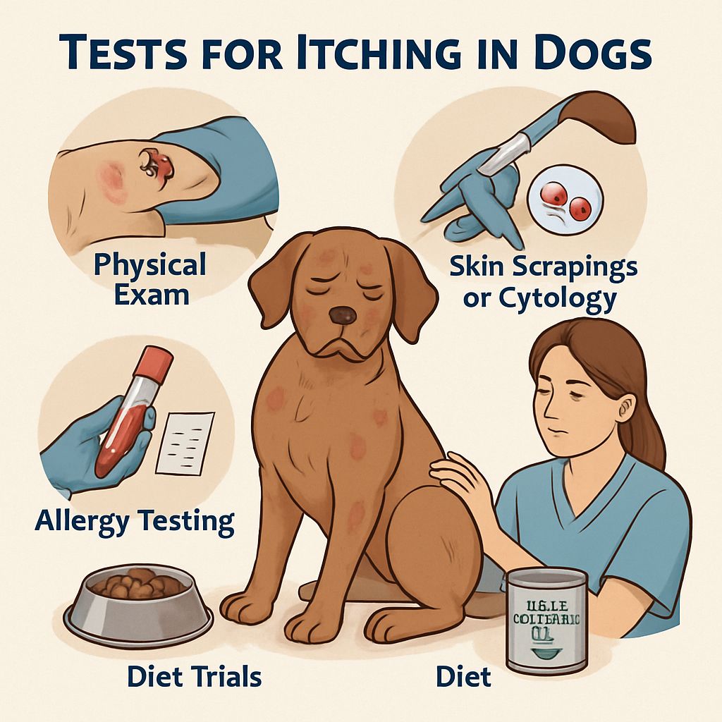 tests for itching in dogs
