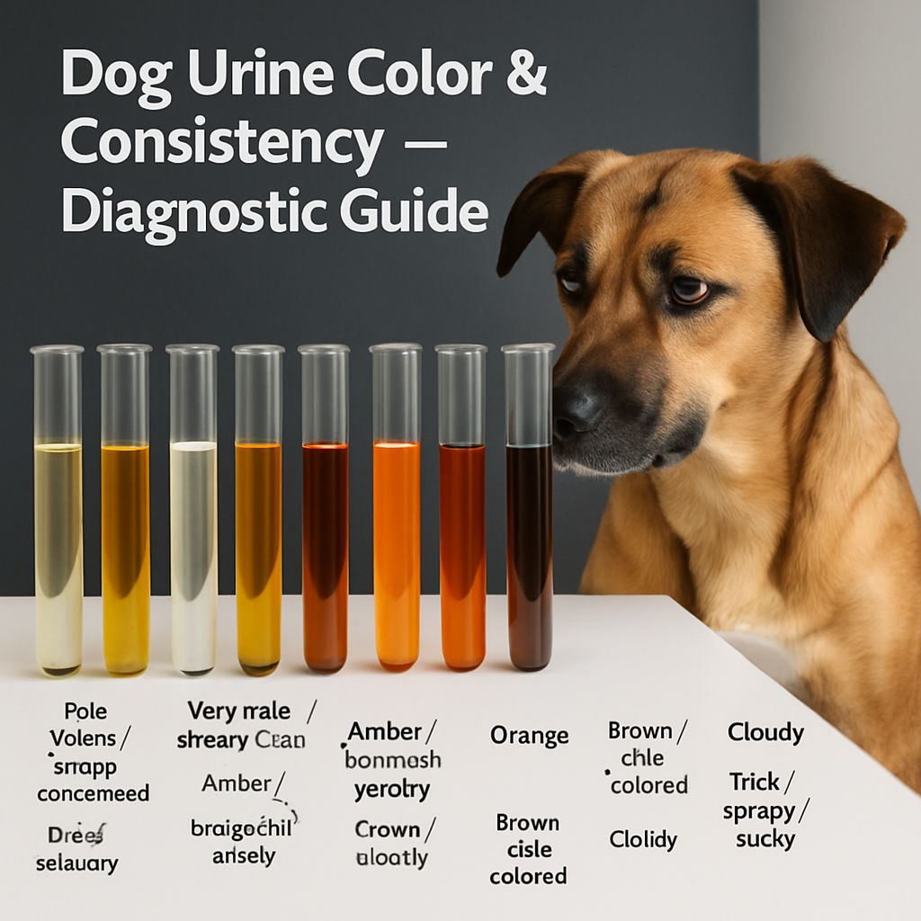 Dog Urine Color & Consistency — Diagnostic Guide