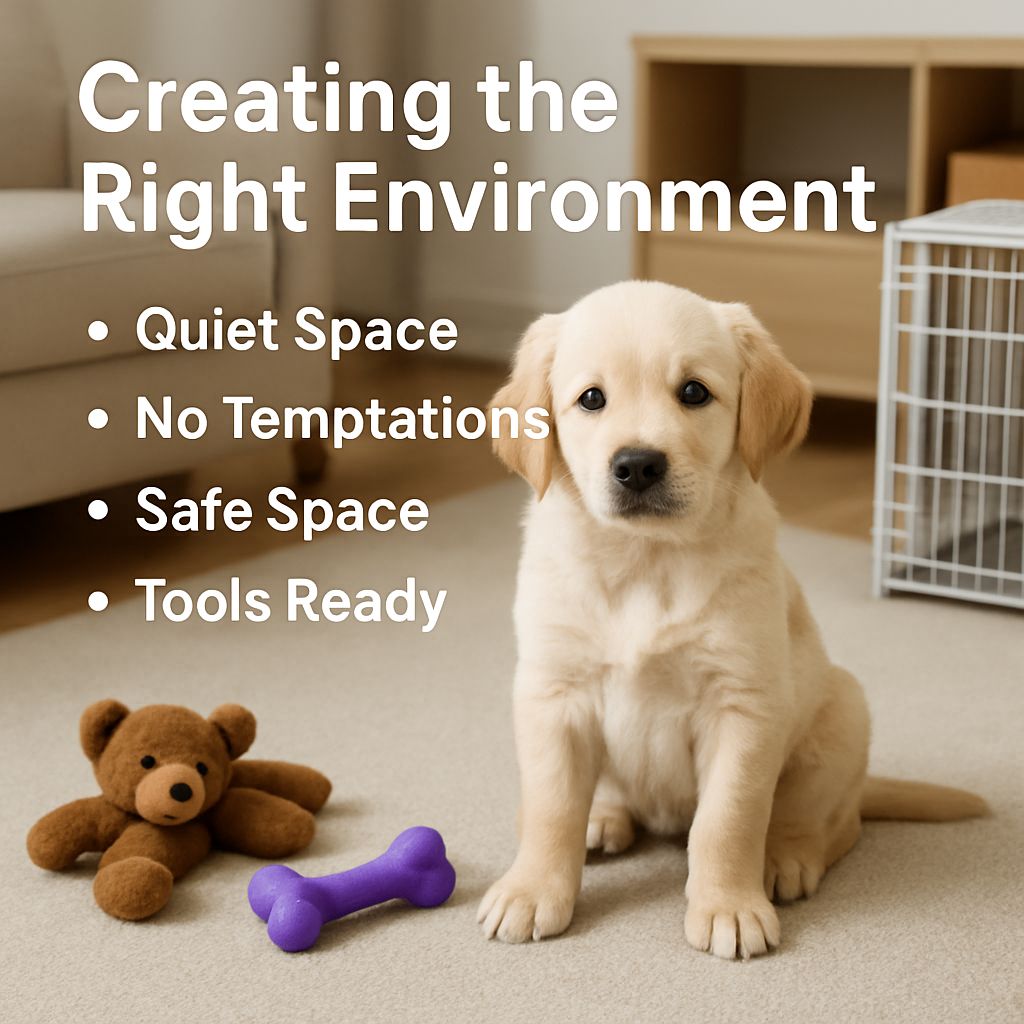 Creating the Right Environment TO TEACH PUPPY