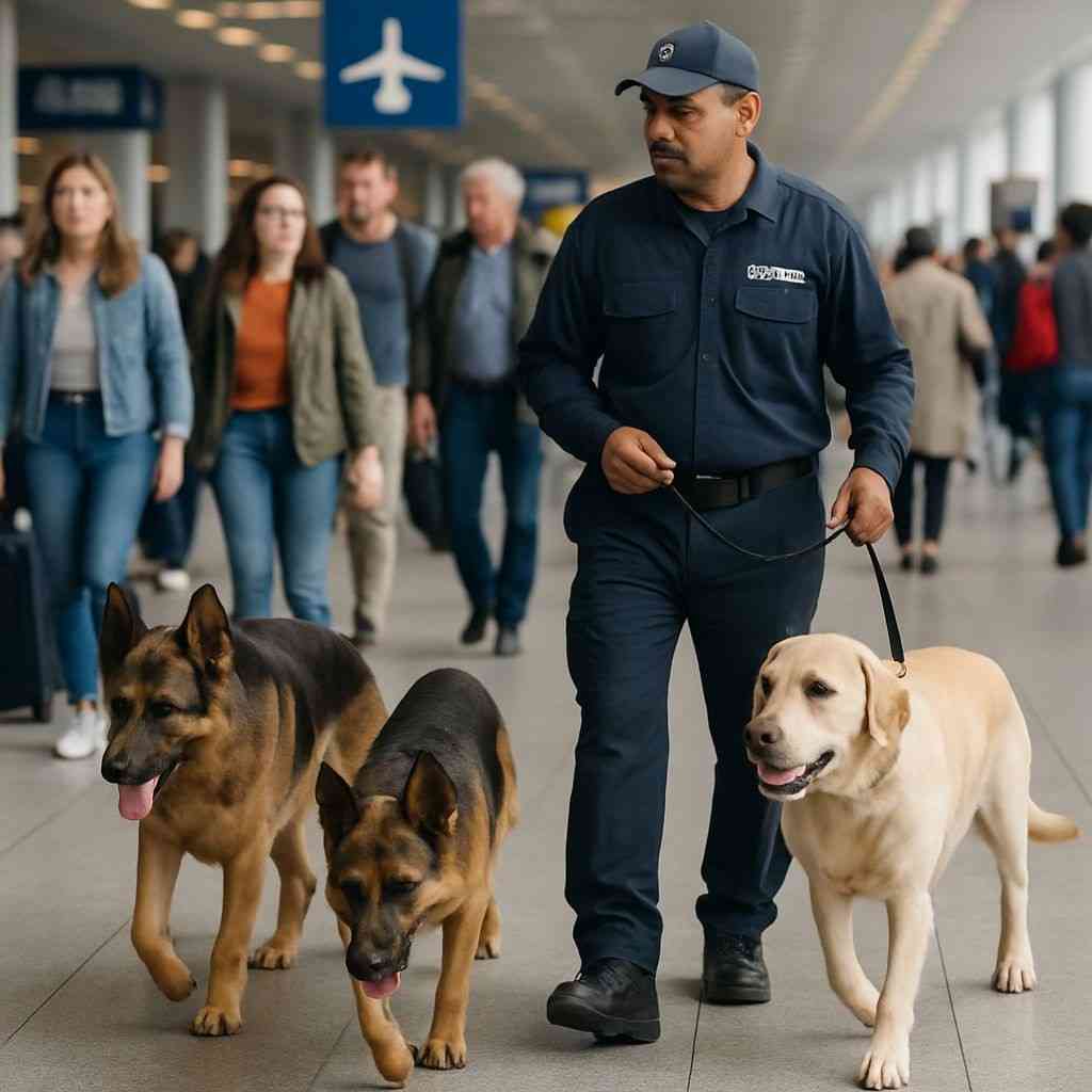 breeds used at airport for security