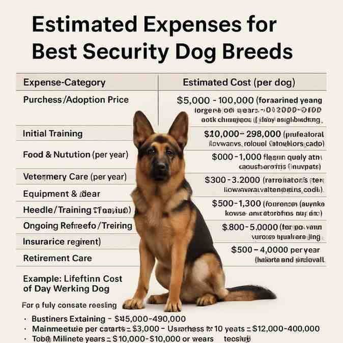 cost of security dogs