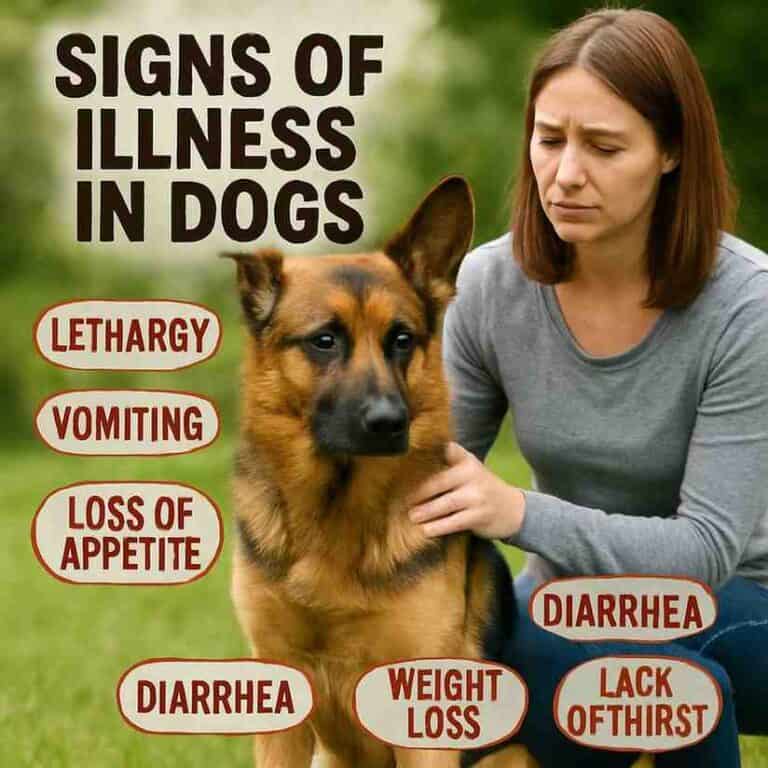 signs of illness in dog