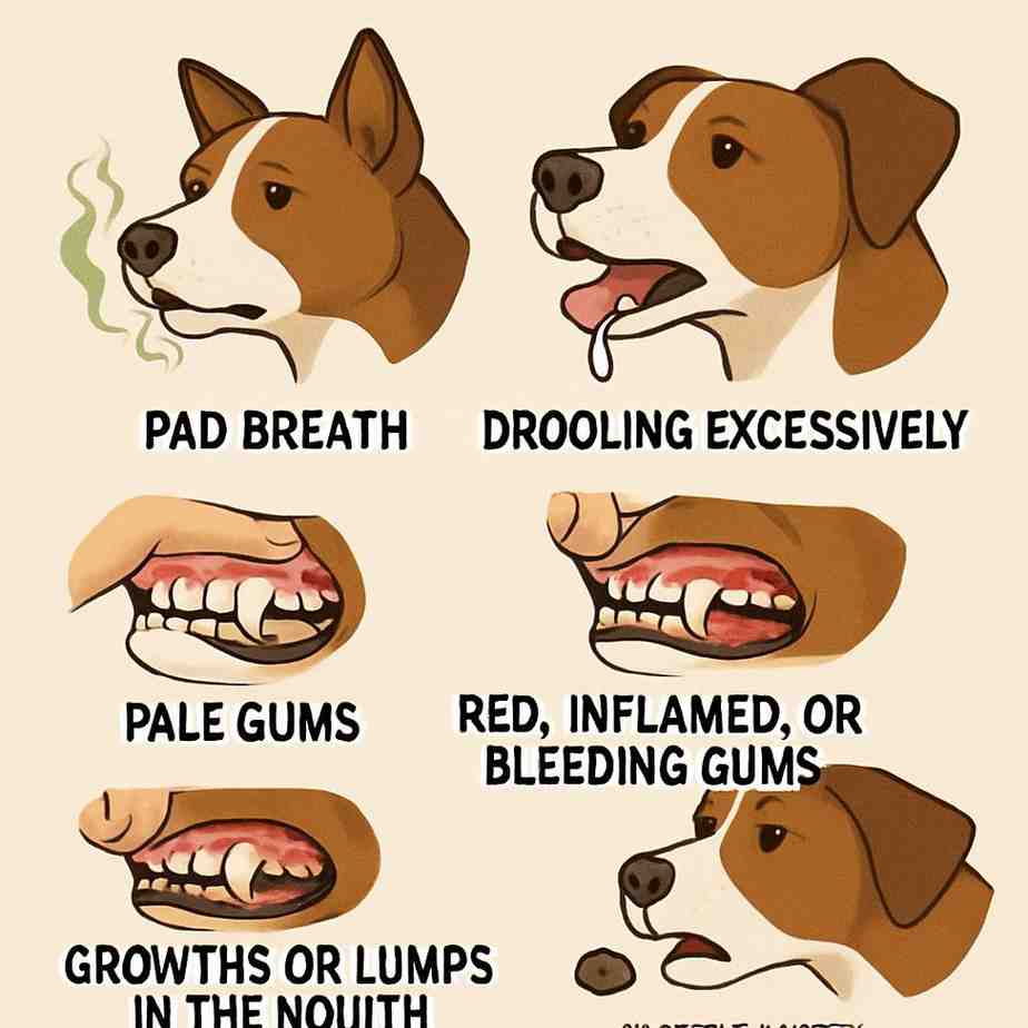 mouth signs of illness in dogs