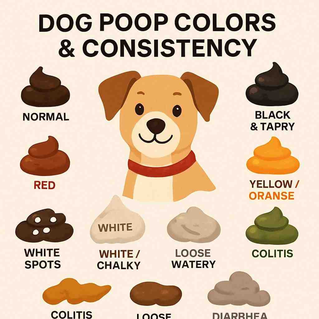 Dog Poop Colors & Consistency —signs of illness in dogs
