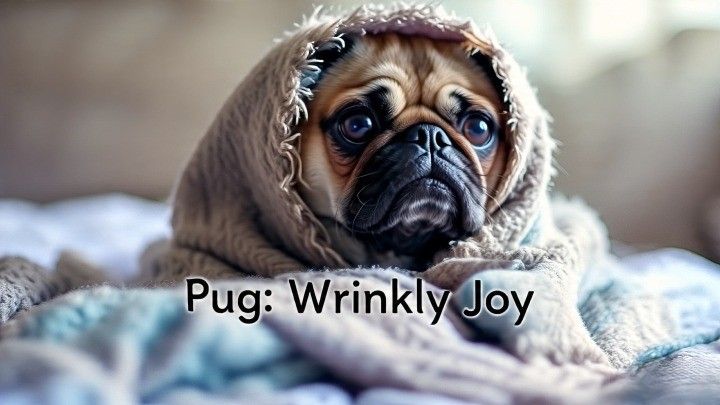 Pugs, charming flat-faced dogs from China, are lazy dogs