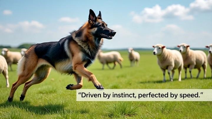 Belgian Tervurens reach 28 mph, ranking among the fastest dog breeds
