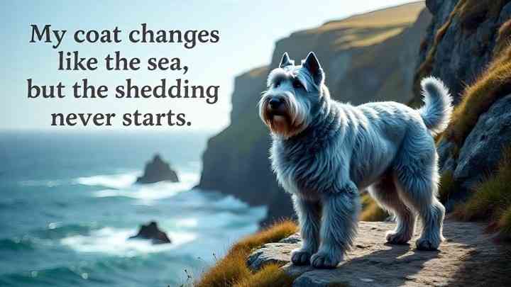Kerry Blue Terrier  hypoallergenic dog breed 