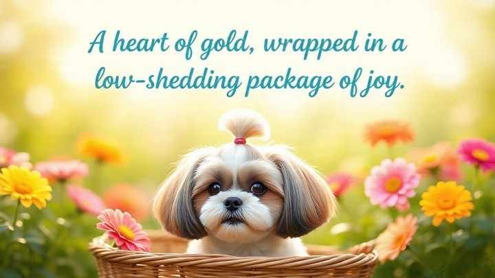 Shih Tzu  hypoallergenic dog breed