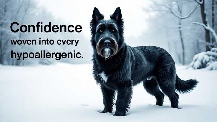 Black Russian Terrier  hypoallergenic dog breed