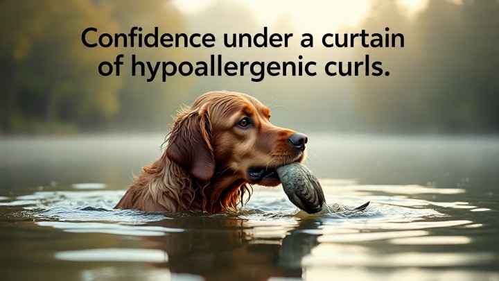 Curly-Coated Retriever  hypoallergenic dog breed
