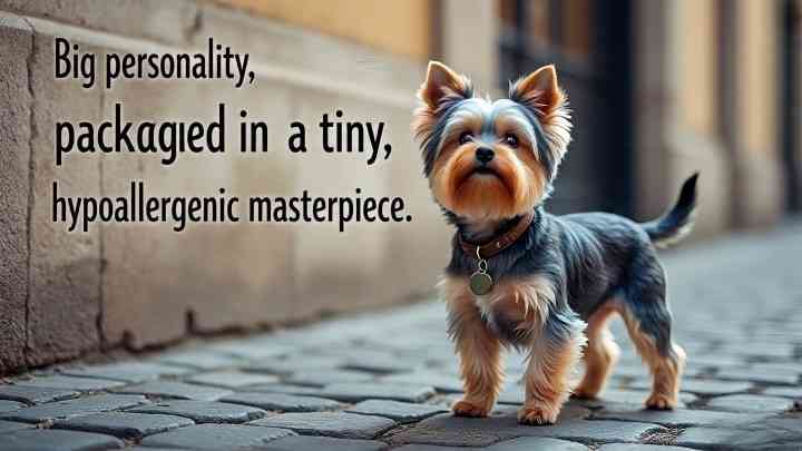Yorkshire Terrier  hypoallergenic dog breed 