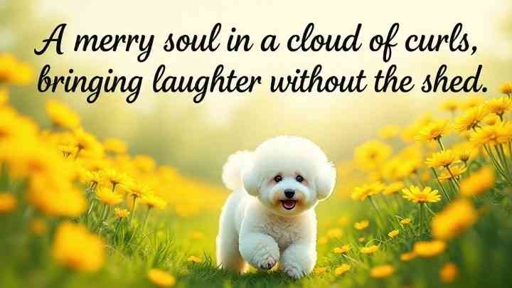 Bichon Frise  hypoallergenic dog breed