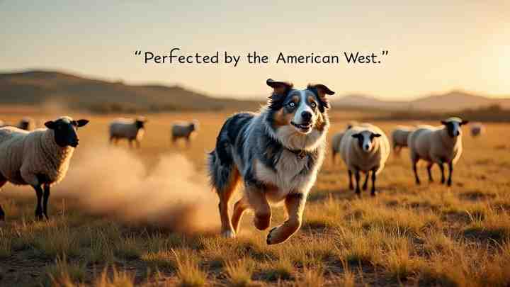  Australian Shepherd was perfected right here in the U.S., making it a beloved American dog breed through and through