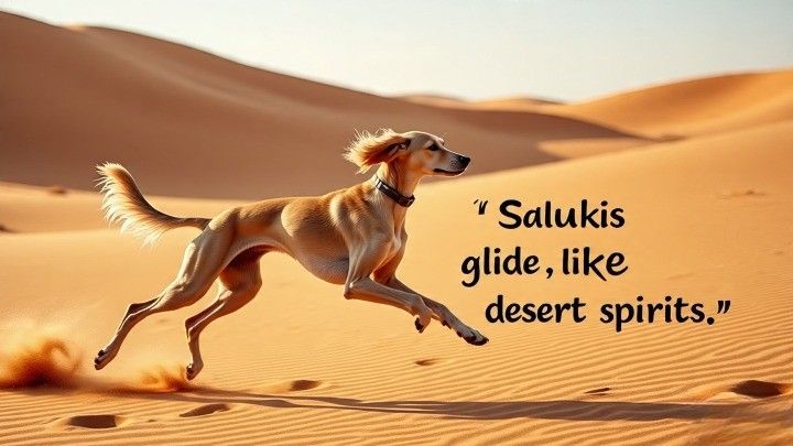 Salukis soar at 42 mph, a top contender among the fastest dog breeds