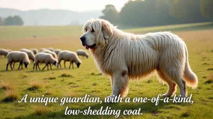 Komondor  hypoallergenic, very low shedding