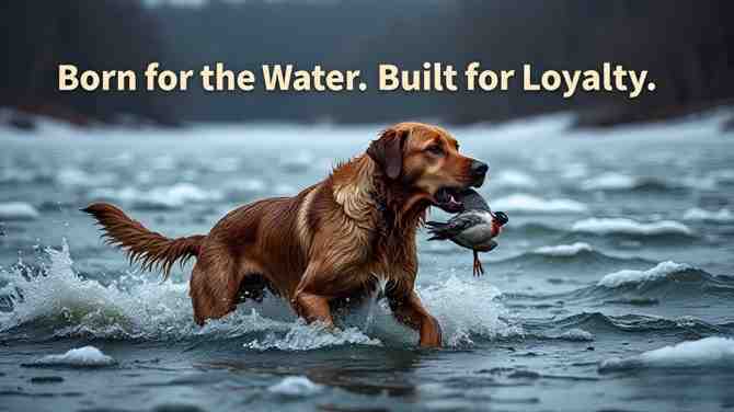 Chesapeake Bay Retriever is a rugged American dog breed with a heart of gold and a legendary work ethic