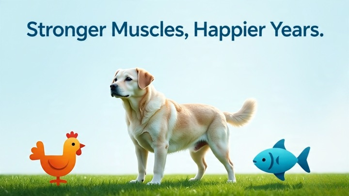 Protein: The Building Block for Muscles in Senior Dog Diet Food