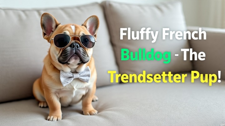 Fluffy French Bulldog
