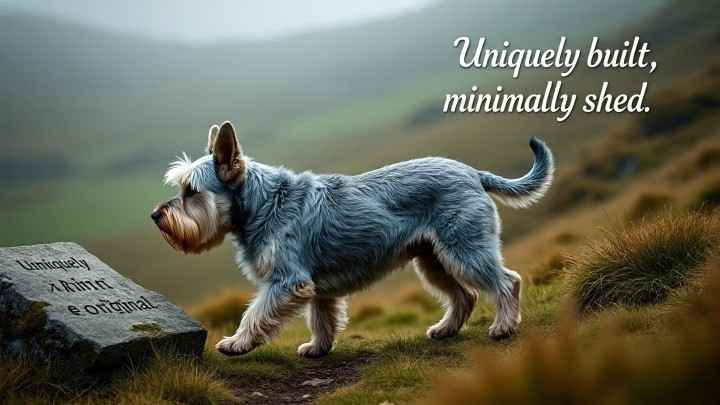 Dandie Dinmont Terrier  hypoallergenic breed