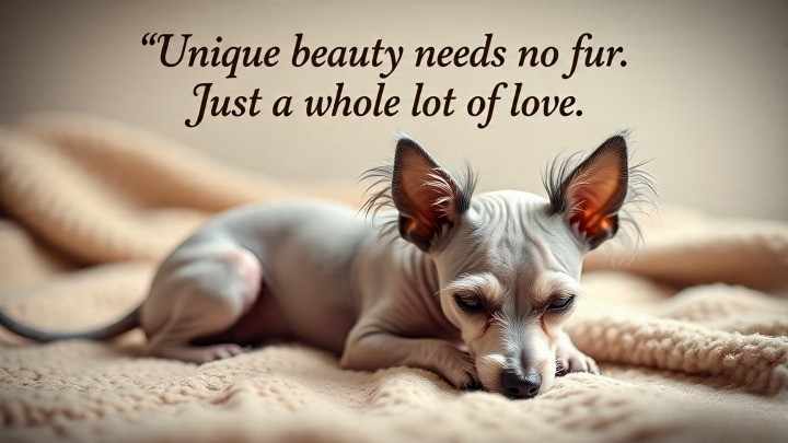 Chinese Crested hypoallergenic breed