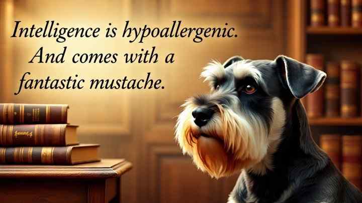 Miniature Schnauzer common among hypoallergenic dog breeds 