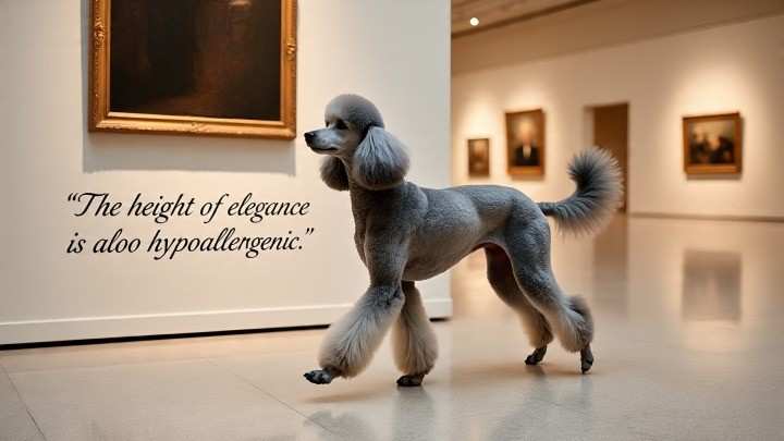 Standard Poodle   hypoallergenic dog breed,