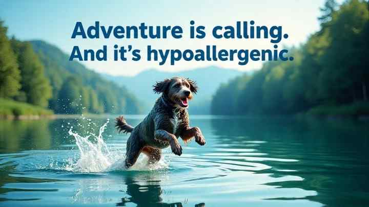 Portuguese Water Dog hypoallergenic breed
