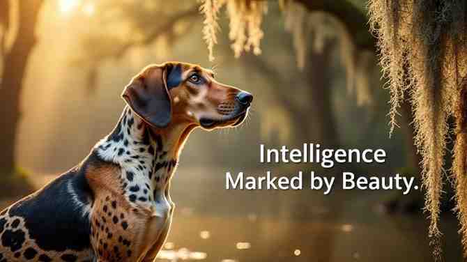 American Leopard Hound is a versatile and historic American dog breed prized for its intelligence and striking spotted coat