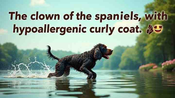 Irish Water Spaniel hypoallergenic dog