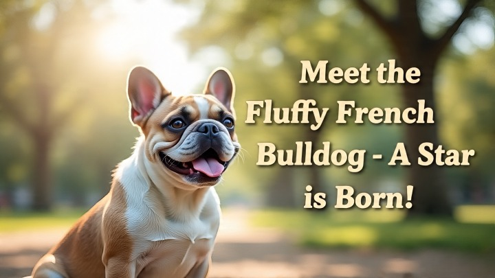 Fluffy French Bulldog