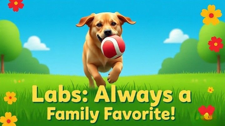 Most Popular Dog Breeds 2025, from a vet’s perspective, highlight the Labrador Retriever