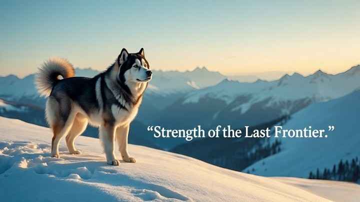 Alaskan Malamute stands out as a living legend of the Last Frontier