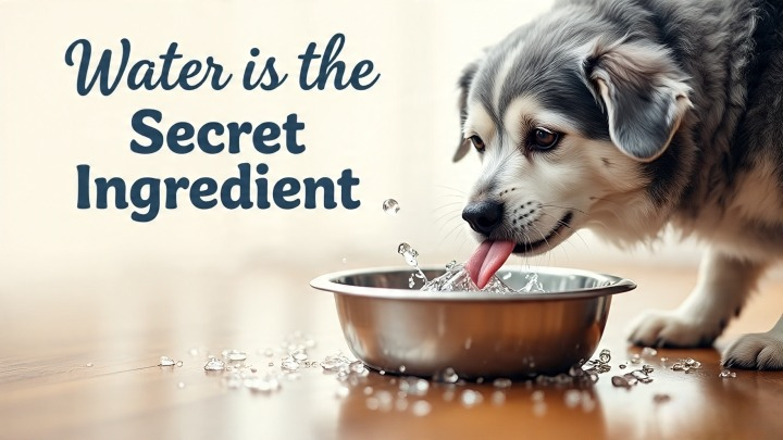 hydration Role in Senior Dog Diet Food