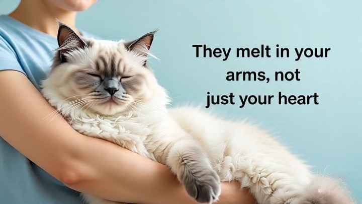 The Ragdoll’s floppy, gentle nature justifies its place among beloved expensive cat breeds