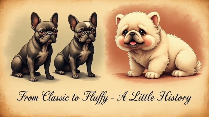 The unusual and endearing appearance of the Fluffy French Bulldog