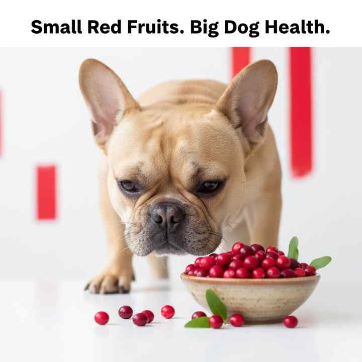cranberries healthy fruits for dogs