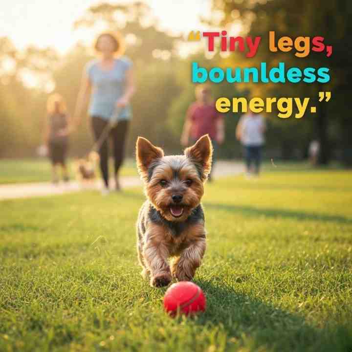 Exercise and Activity Needs for yorkie