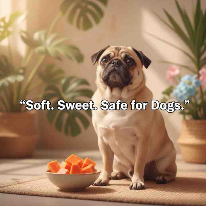 Papaya is a gentle choice in Healthy Fruits for Dogs
