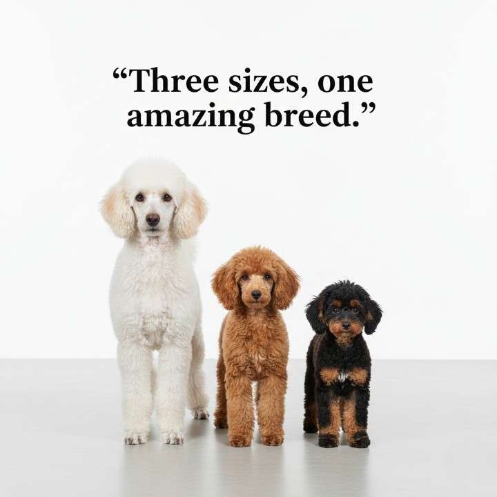 Poodle Types and Sizes