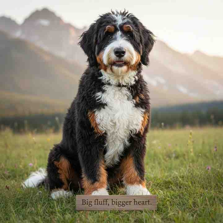 Bernedoodle hybrid dog