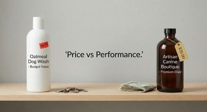 Budget vs Premium Dog Shampoos