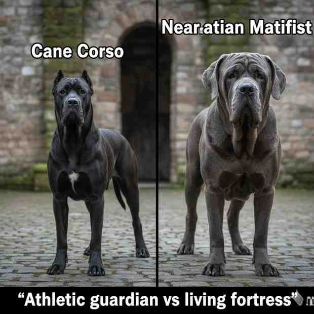 Cane Corso vs Neapolitan Mastiff