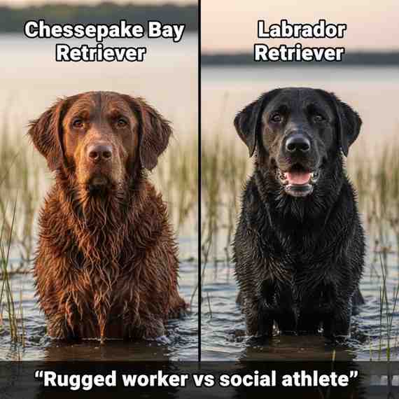 Chesapeake Bay Retriever vs Labrador Retriever