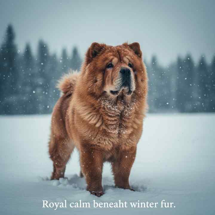 Chow Chow cold climate dog