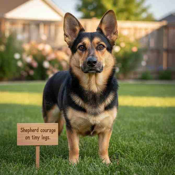 Corman Shepherd (Corgi + German Shepherd)